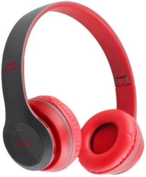 PhoneBoxx p47-red Bluetooth & Wired Headset