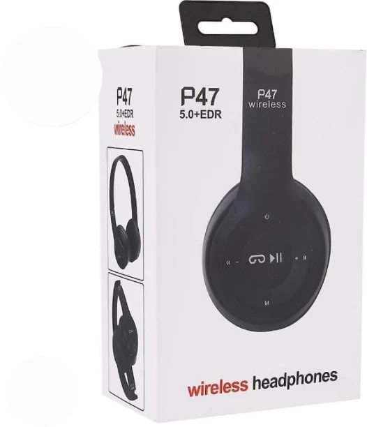 QUALITY DISTRIBUTES P47-WIRELESS BLUETOOTH HEADPHONE Bluetooth & Wired Headset