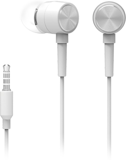 HP Sleek Earphones with Mic Wired Headset