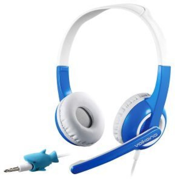 LOGITECH Volkano Kids Chat Junior series headset with mic - Blue Wired Headset