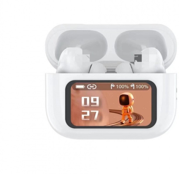 Solala Headphones, screen touch display wireless Bluetooth headset TWS semi-in-ear noise reduction super long battery life Bluetooth Headset