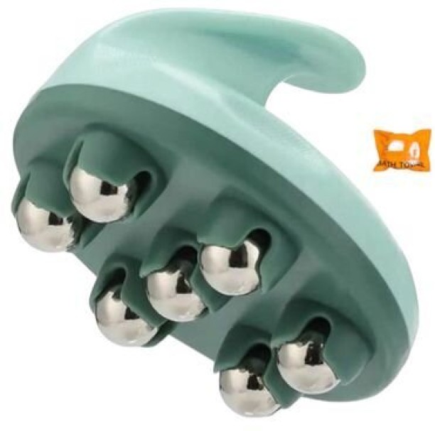 7 Ball Rolling Body Massager & Compressed Towel