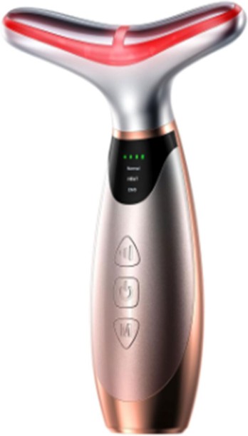 RAR Facial Massager, 7 Colors Red Light Therapy for Face and Neck, Face Lift Device with 113°F Heating Vibration for Multi Skin Care