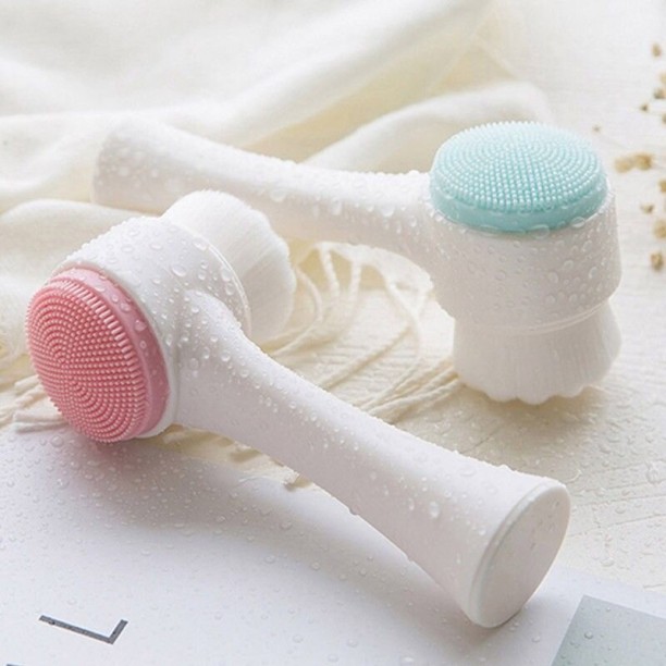 RR Dimensions Double Sides Multifunctional Silicone Face Cleanser with Brush