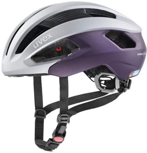 uvex rise cc silver - plum mat 52-56cm Cycling Open Face Helmet