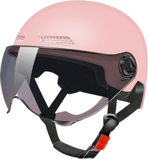 OLOEY Lightweight motorcycle helmet with sun protection Cycling Half Face Helmet