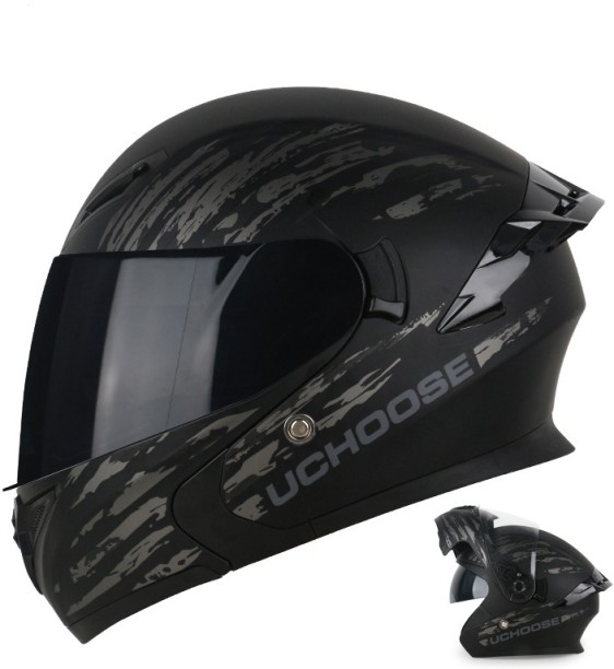 OLOEY Motorcycle flip-up helmet with dual-lens system Motorbike Full Face Helmet