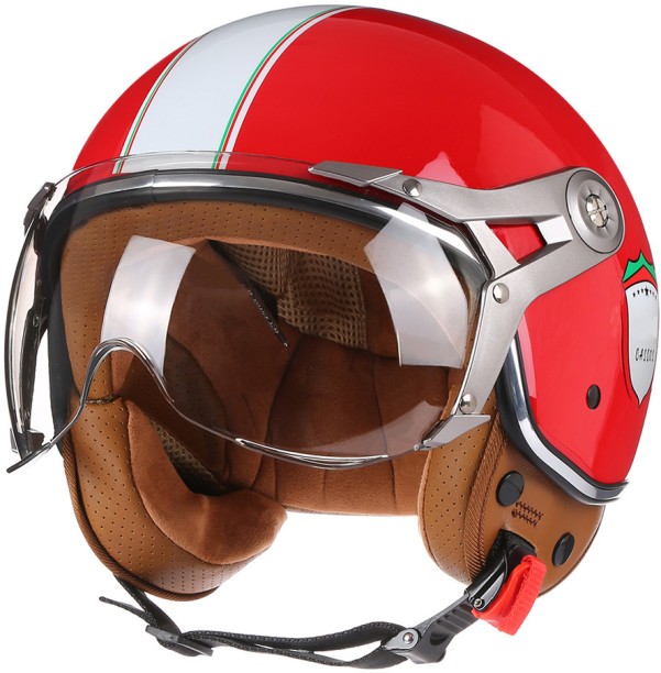 BLD Four Seasons Semi-Enclosed Motorcycle Helmet Cycling Half Face Helmet