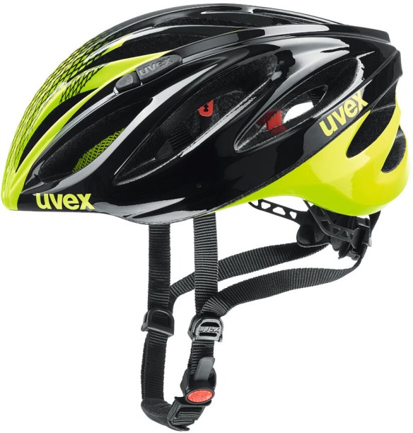 uvex boss race black-lime 52-56cm Cycling Open Face Helmet