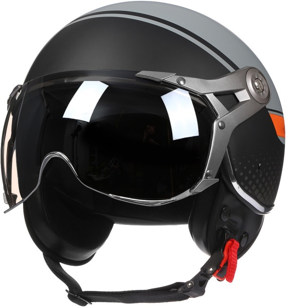 BLD Four Seasons Semi-Enclosed Motorcycle Helmet Cycling Half Face Helmet