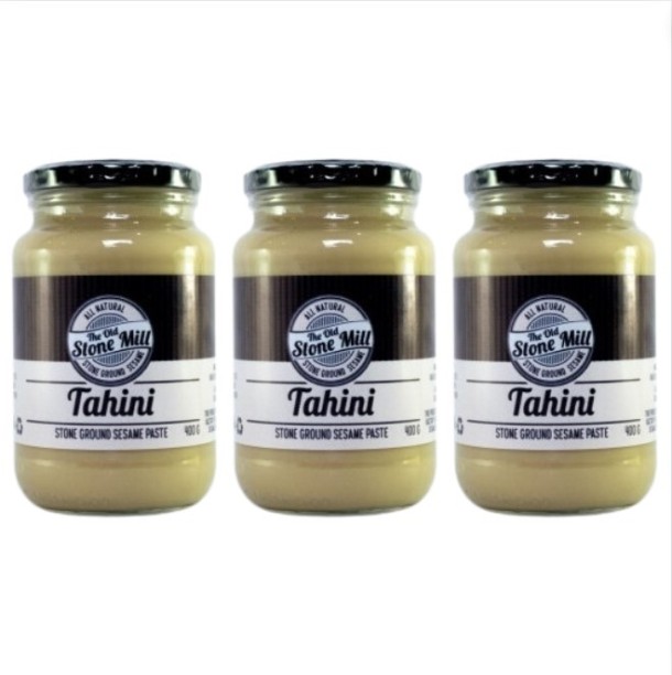 The Old Stone Mill Tahini Stone Ground Sesame Paste 400g - Pack of 3
