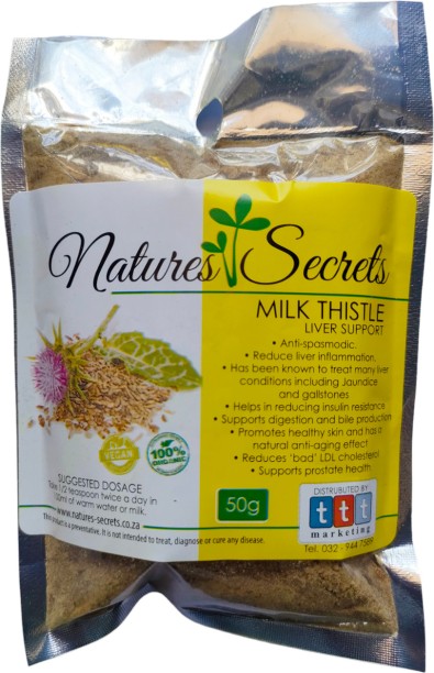 Natures secrets Milk Thistle Powder for Liver Support