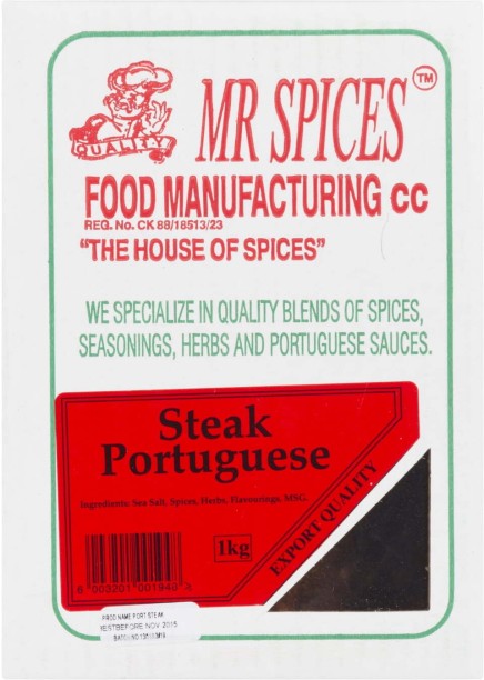 Mr Spice Steak Portuguese