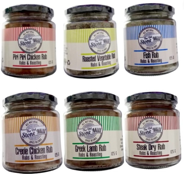 The Old Stone Mill Rubs And Roasting 125g - Pack of 6