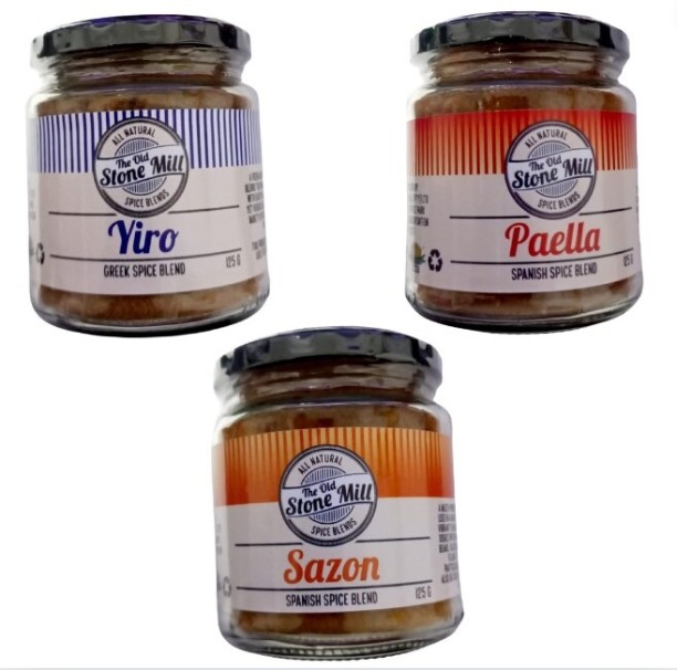 The Old Stone Mill European Spice Blends 125g - Pack of 3