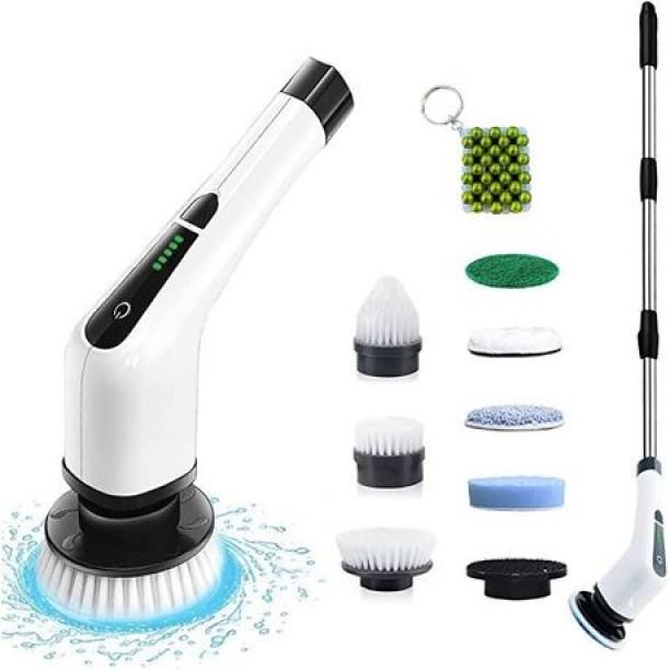 JOZI TRADE Multifunctional Electric Cleaning Brush -Rechargeable Scrubber & Key Holder Home  Cleaning Brush