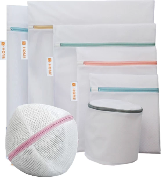 X-HOME Mesh Laundry Bags for Clothing, Delicates & Socks - 7 Pack Home  Cleaning Cloth