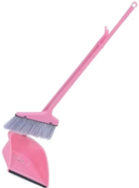 Home Cleaning Set Plastic Broom Set With Home  Dustpan