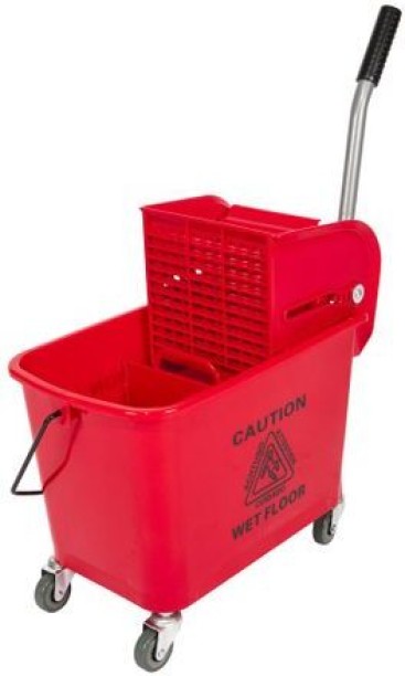 E-Line 20L Econo Bucket & Wringer - Red Home  Bucket