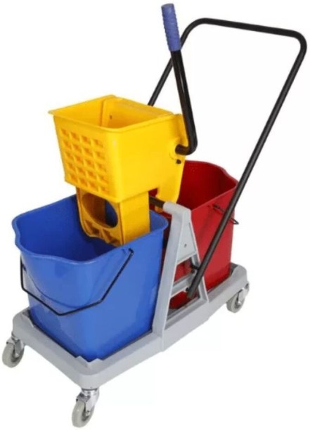 Econo 50L Double Bucket & Wringer Home  Mop Set