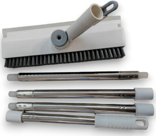 Generic 3-in-1 L-shaped Floor Scrub Brush Home  Cleaning Brush, Broom