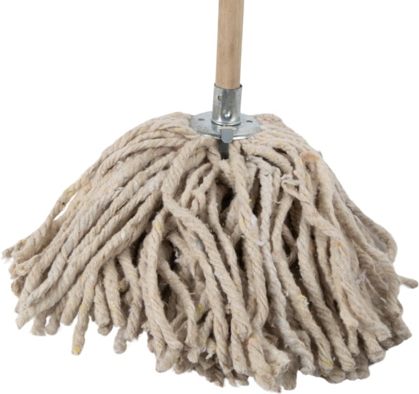 Apollo Mop With Wooden Handle And Metal Fit 300G Home  Mop Set