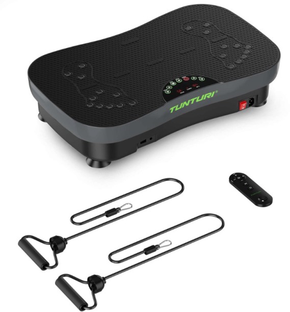 Tunturi 50 kg Cardio Fit V30 Vibration Plate Home Gym Combo