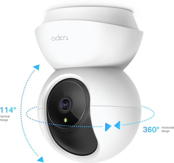 TP-Link Tapo 1920 × 1080 (Full HD, 1080p) Indoor Security Camera with Remote Pan & Tilt, Night Vision and Wi-Fi Connectivity