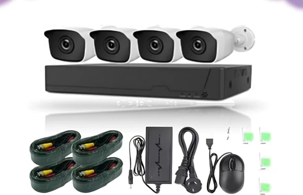Generic 4CH CCTV CAMERA KIT Indoor & Outdoor Security Camera with Night Vision and Wi-Fi Connectivity