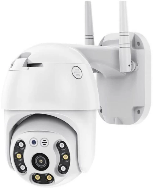 V380 pro 1080p Indoor & Outdoor Security Camera with Remote Pan & Tilt, Night Vision and Wi-Fi Connectivity