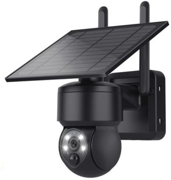 AGRISOLSEC 4MP Indoor & Outdoor Security Camera with Remote Pan & Tilt, Night Vision and Wi-Fi Connectivity