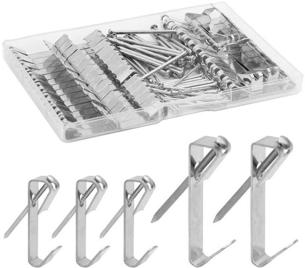 ALANES 50 Pack Picture Hanging Kits Picture Hanging Hooks 1