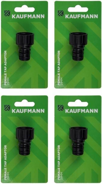 Kaufmann Garden 12.5mm-15mm Internal 21mm External Tap Adaptor Female Hose Connector