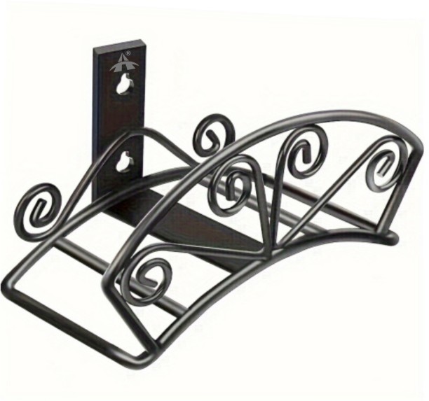 ALANES Wall Mounted Hose Holder Water Hose Hanger Rack Stainless Steel Garden Hose Stand