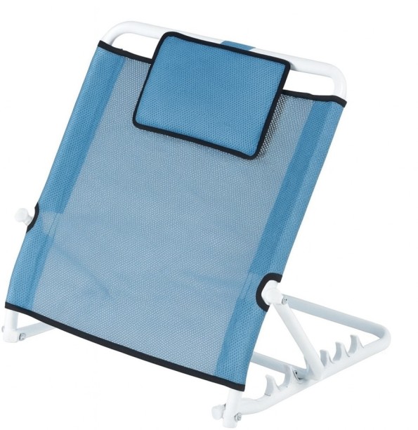 Better Buys High-strength carbon steel pipe + grid cloth, flame-retardant fabric (Back Rest) for Manual Hospital Bed