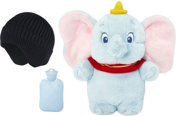 Hot Water Bottle Warmer Set – Plush Cover & Thermal Beanie 500 ml Hot Water Bag