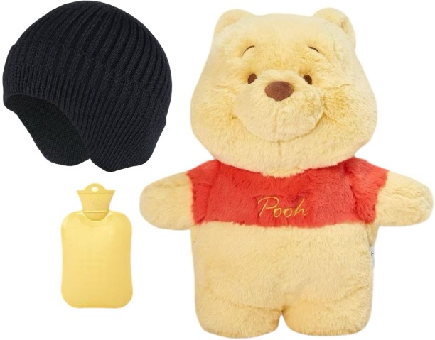 Hot Water Bottle Warmer Set – Plush Cover & Thermal Beanie 500 ml Hot Water Bag