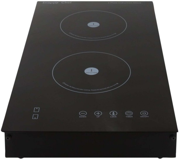 SNAPPY CHEF Snappychef 2-Plate Induction Stove Induction Cooktop