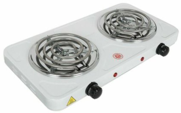 Generic Electric Stove - 2 Plate | 2000W Dual Hot Plate Cooker Radiant Cooktop