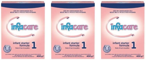Infacare Infant No.1 Starter Formula - 3 Packs (400g per Pack)