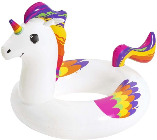 Bestway 119 X 91 cm Fantasy Unicorn Inflatable Swimming Safety Tube
