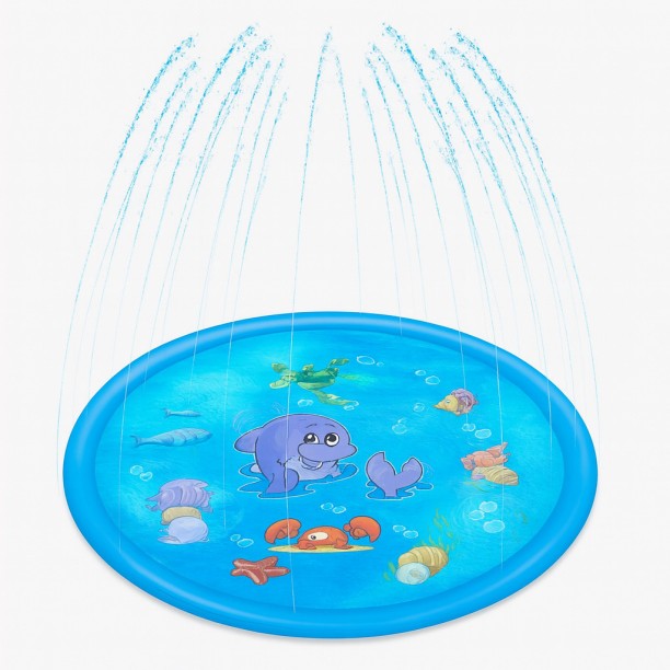 Water Spray Splash Mat Fountain (170 x 170cm) Inflatable Swimming Mats