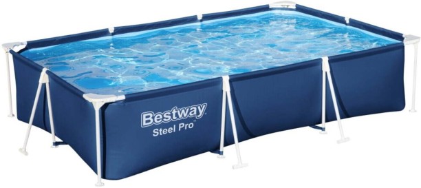Bestway Rectangular Steel Pro Frame Inflatable Swimming Pool