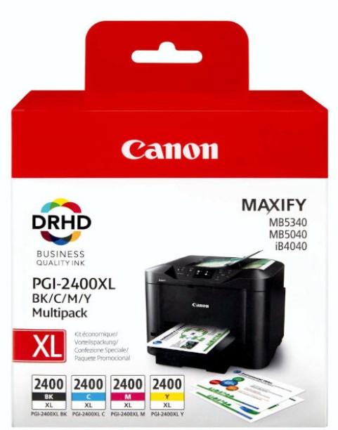 Canon 2400XL Black, Cyan, Magenta, Yellow Ink Cartridge