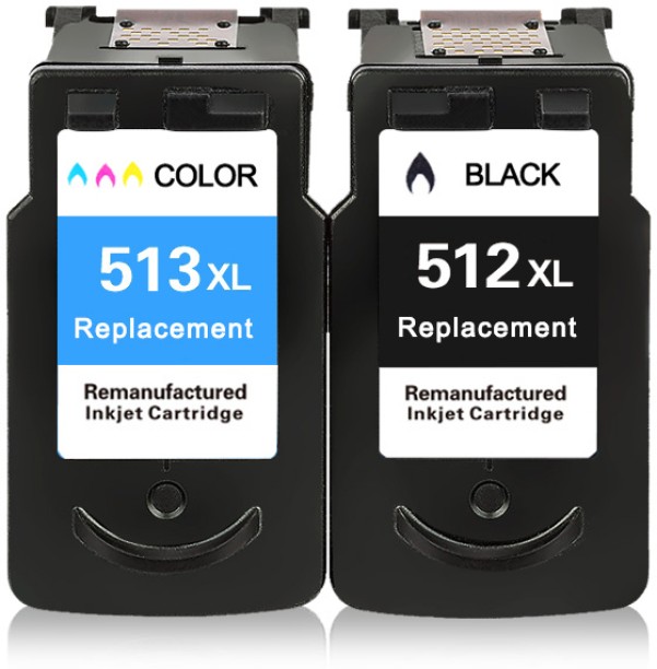 Canon PG-512/CL-513 Generic Black and Tri Colour Combo Pack Ink Cartridge