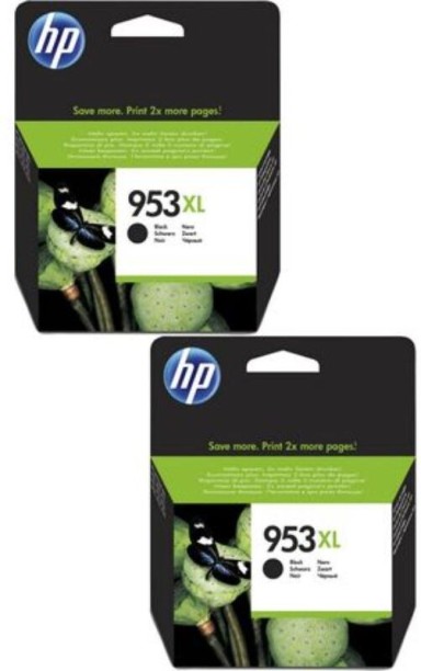 HP 953XL Black Twin Pack Ink Cartridge
