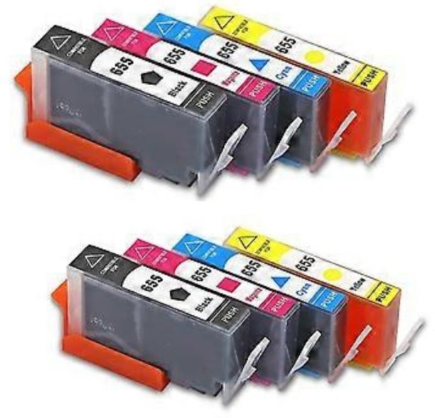 HP Deskjet 3525 Compatible Cartridges 655XL Black Twin Pack Ink Cartridge