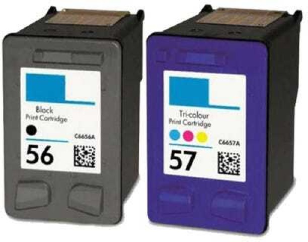 HP 56/57 Generic Black and Tri Colour Combo Pack Ink Cartridge