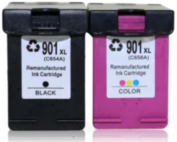 HP 901XL Value Compatible Black and Tri Colour Combo Pack Ink Cartridge