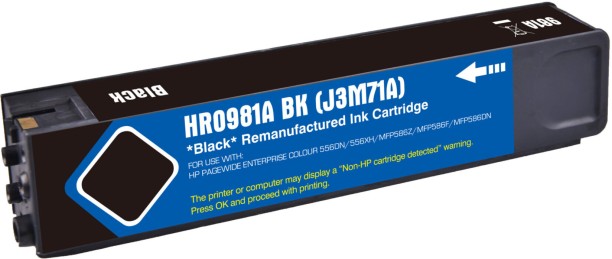 HP 981A J3M71A PageWide Cartridge -Colorink Quest Black Ink Toner